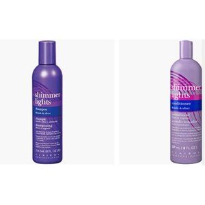 Clairol SHIMMER LIGHTS SHAMPOO & CONDITIONER 16oz /473ml each (2pk)